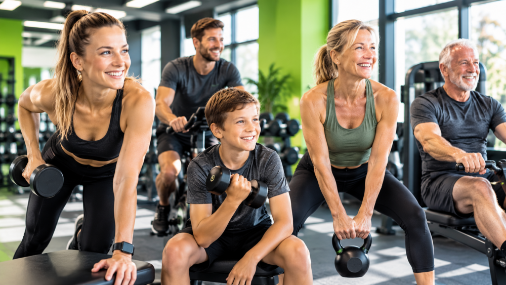 Jung und Alt im GYM